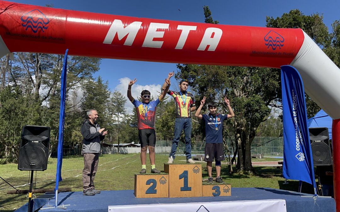 Participación en campeonato INTERESCOLAR DE MOUNTAINBIKE PUCÓN 2023